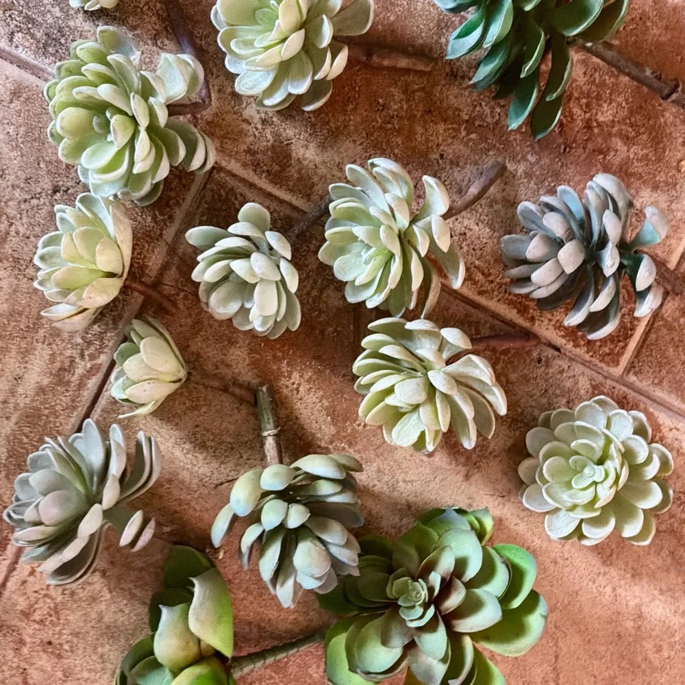 Lot- S-200…Artificial Succulents